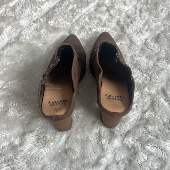 Hippie Laundry Women's Brown Maxie Western Chunky Heel Slip On Mules Size 9 M - Picture 4 of 5